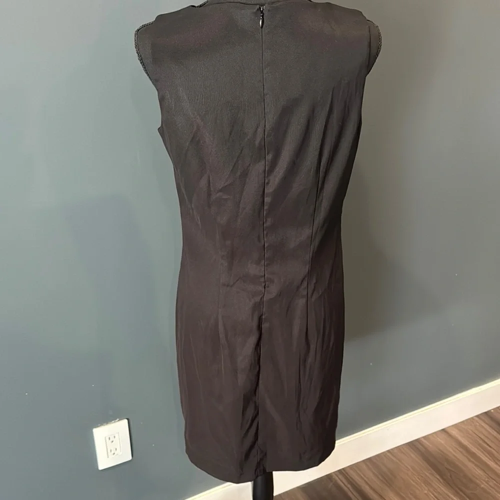 Alyx Black Sleeveless Sheath Mini Dress Cocktail